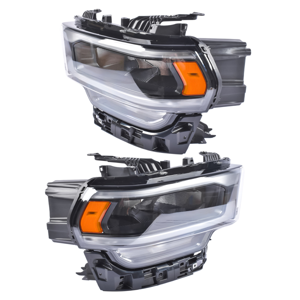 大灯 Headlamp Light Left + Right Replacement for Ram 2500 3500 2019-2024 6.4L 6.7L V8 68360179AD-3