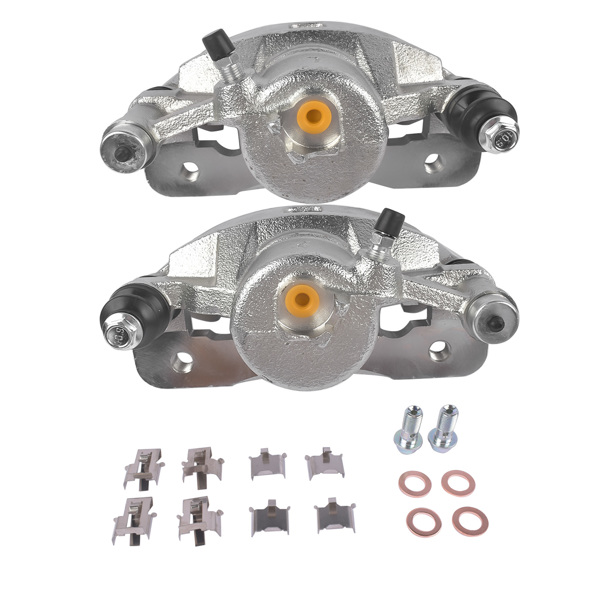 刹车卡钳 2PCS Front Left & Right Brake Calipers Replacement for Honda Civic 1990-2000, CRX 1990-1991 19-B1380 19-B1379-3