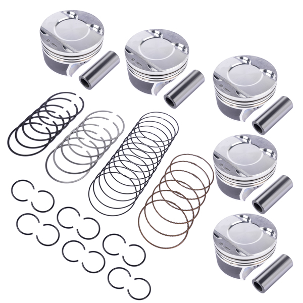 活塞环套装 6x Pistons & Rings Set STD For VW Porsche Audi S4 B9 S5 A6 A7 Q7 3.0 TFSI EA839-4
