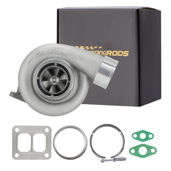 GT45 T4 V型环 1.05 A/R 88MM 巨型 600+HPS 增压升级 赛车涡轮增压器 适用于所有4.0L-6.0L发动机