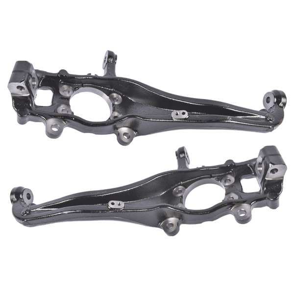 转向节 Front Left Right Side Steering Knuckles Fit for Nissan Frontier 2005-2019 Pathfinder 2005-2012 Xterra 2005-2012 All Engine Sport Utility Cast Iron Black 40015-EA000 698-267 40014-EA000 698-266-1