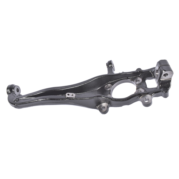 转向节 Front Left Driver Side Steering Knuckle Fit for Nissan Frontier 2005-2019 Pathfinder 2005-2012 Xterra 2005-2012 All Engine Sport Utility Cast Iron Black 40015-EA000 698-267 40015EA000-1