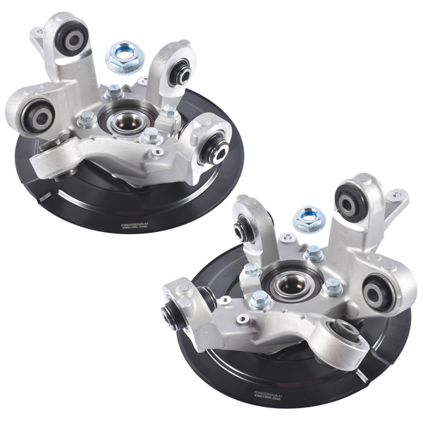 转向节总成 2PCS Steering Knuckle Wheel Bearing Hub Assembly Rear Left & Right Replacement for 2011-2019 Ford Explorer AWD 686-279 686-278-1