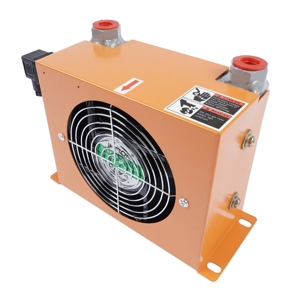 风冷式油冷却器 Brand New AW0607T Hydraulic Air Oil Cooler Air-Cooled Oil Radiator Heat Exchanger 48W 12V 20L/min 680Kcal/h AW0607T-CA AJ0607T-CA-2