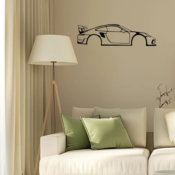 通过令人惊叹的1pc跑车金属墙艺术加速您房间的魅力-非常适合男孩和女孩房间，幼儿园（TikTok、temu下自提）-4