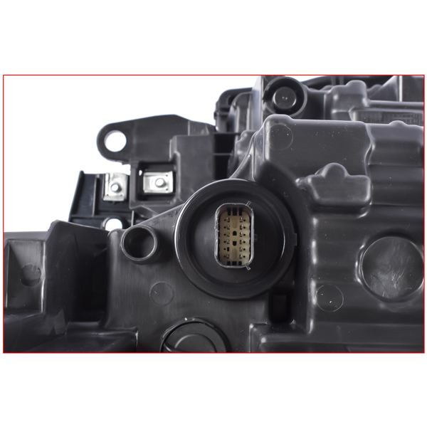 大灯 Right Passenger Side LED Headlight w/ Black Reflector Replacement for Ram 2500 3500 6.4L 68360178AD-10