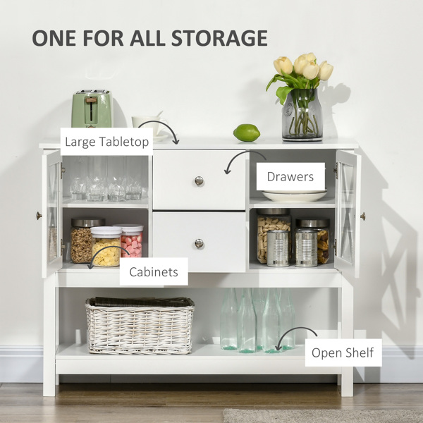 厨房侧板/储物柜/ 咖啡吧柜 /厨房橱柜/厨房隐藏式箱柜（周末不发货）（ Amazon Shipping）（WalMart禁售）-3