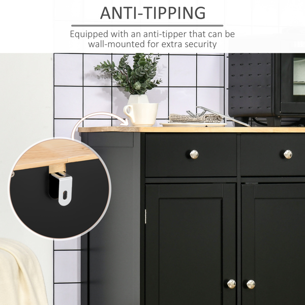 厨房侧板/储物柜/ 咖啡吧柜 /厨房橱柜/厨房隐藏式箱柜（周末不发货）（ Amazon Shipping）（WalMart禁售）-6