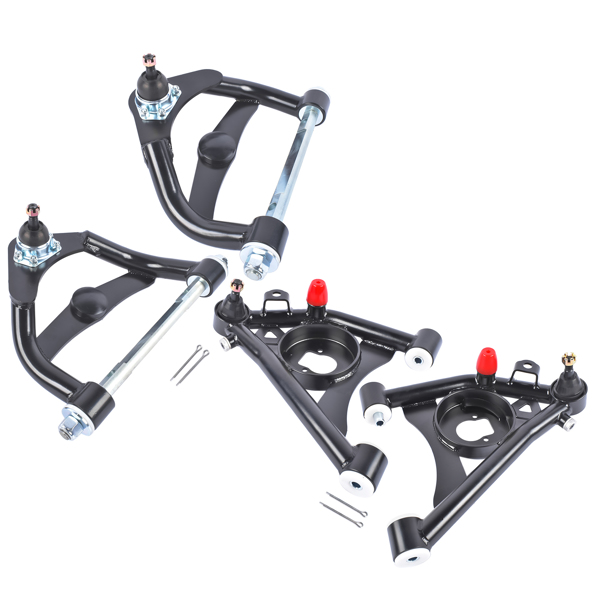 控制臂 4Pcs Front Upper and Lower Tubular Control Arms Fit for Chevrolet El Camino Buick Regal-5