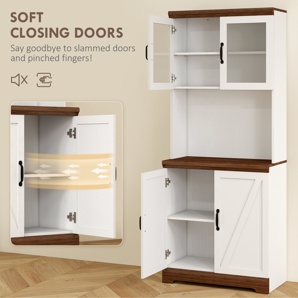 厨房侧板/储物柜/ 咖啡吧柜 /厨房橱柜/厨房隐藏式箱柜（周末不发货）（ Amazon Shipping）（WalMart禁售）-5