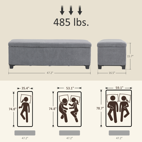 床尾椅（周末不发货）（ Amazon Shipping）（WalMart禁售）-2