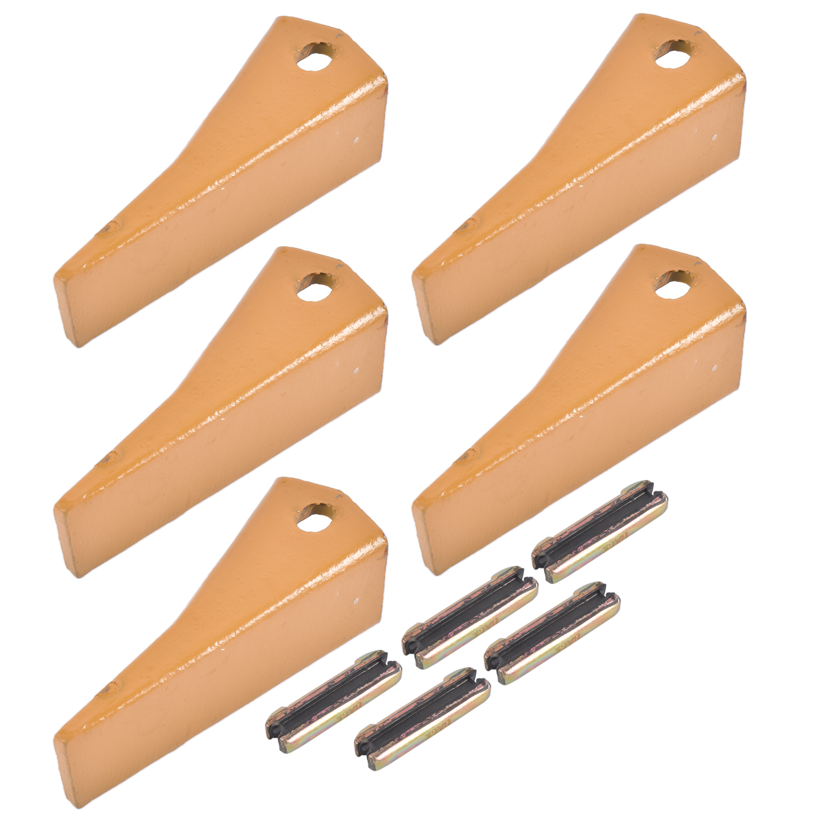23 230 Series 230S Bucket Teeth w/ 23TF/23FP Flex Pin for Excavator 5 Piece Low Carbon Alloy Steel