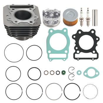 气缸活塞顶端重建套件 适用于Honda TRX 300 Fourtrax FW 4x4 2x4 88-00