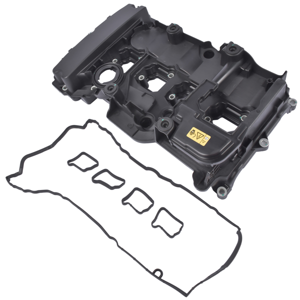 气门室盖 Black Pastic Engine Valve Cover with Gasket Fit for Mercedes-Benz C250 SLK250 2012-2015 1.8L L4 2710101730-2