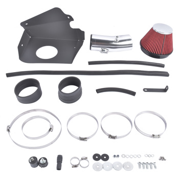 冷气进气套件 Air Intake System Fit for Nissan Maxima Sedan 3.5L V6 GAS 2009-2023 Aluminum Non-Woven Synthetic Polished Red Air Filter HPR9606