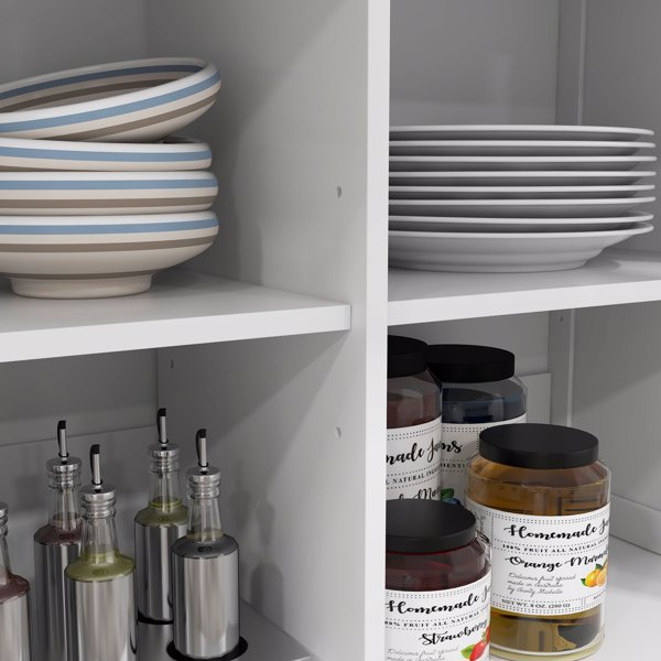 厨房侧板/储物柜/ 咖啡吧柜 /厨房橱柜/厨房隐藏式箱柜（周末不发货）（ Amazon Shipping）（WalMart禁售）-6