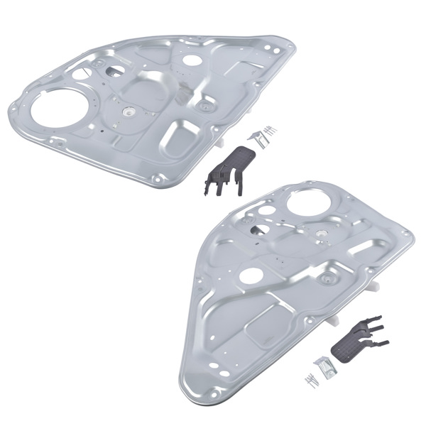 玻璃升降器 2Pcs Rear Power Window Regulators Left + Right Fit for Hyundai Genesis Sedan 2009-2014 834013M000 834023M000-3