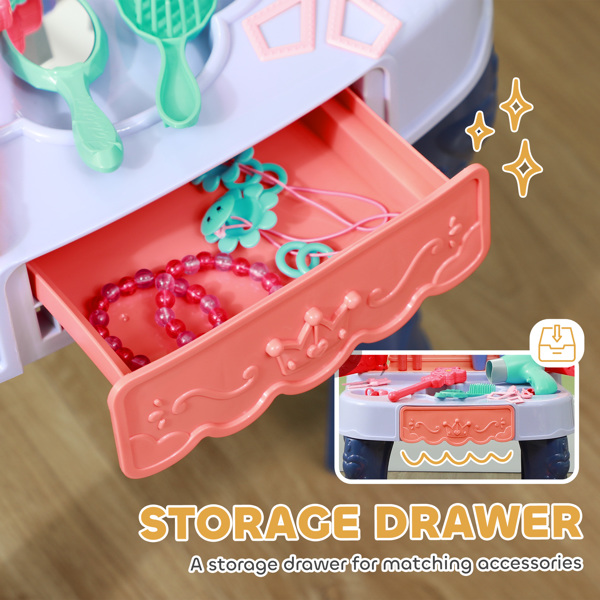 儿童梳妆台套装（周末不发货）-5