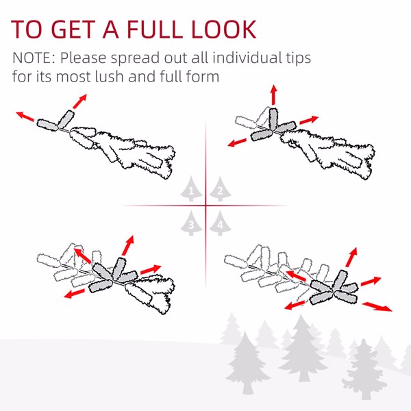 6ft 圣诞树（周末不发货）（ Amazon Shipping）（WalMart禁售）-5