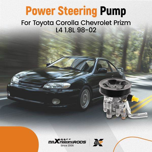 转向泵for Toyota Corolla Sedan L4 1.8L 1998-2002 2001-5