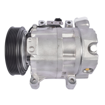 汽车空调压缩机 AC Compressor 12V R-134a 6 Grooves Fit for Nissan X-Trail LE SE SLX XE 4WD 2.5L L4 2005-2006 92600-AU01C 92600-AU000 92600-AU010 92600-AU01A