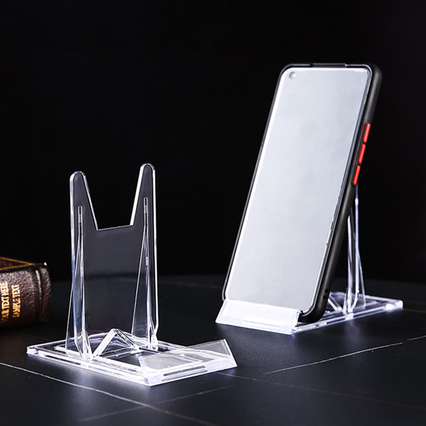 塑料支架相框支架名片架手机支架挂牌架 挂盘架 塑料展示架 10个（tk,temu下自提）-8