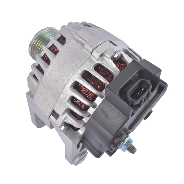 发电机 12V 110A Alternator with 6-Groove Pulley Fits for Nissan Sentra Sedan 1.8L L4 2013-2019 Clockwise Rotation 23100-3SH2B-4
