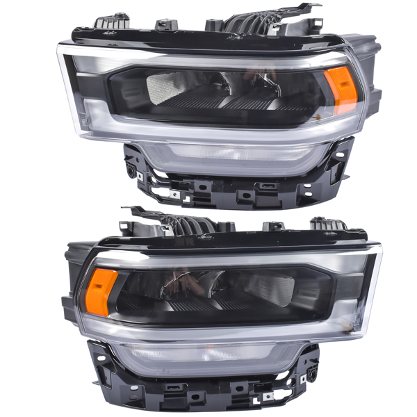 大灯 Headlamp Light Left + Right Replacement for Ram 2500 3500 2019-2024 6.4L 6.7L V8 68360179AD-1