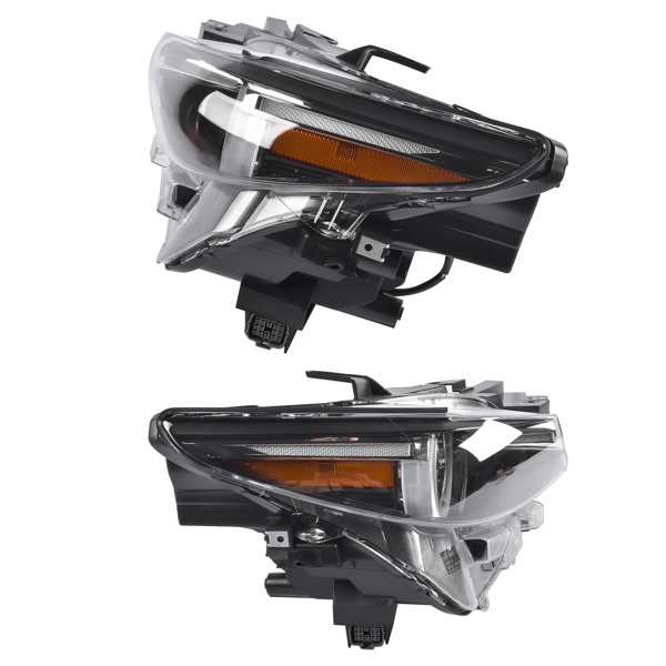 大灯总成 2X Left + Right LED Headlight Headlamp W/AFS Replacement for Mazda Replacement for CX-9 2016-2023 2.5L-3