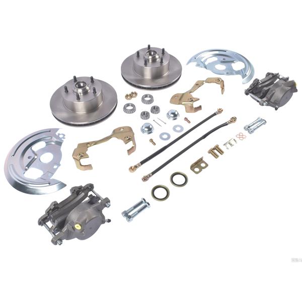 刹车盘套装 Front Disc Brake Conversion Kit Fit for Chevrolet Chevelle El Camino Pontiac LeMans Oldsmobile Cutlass-5