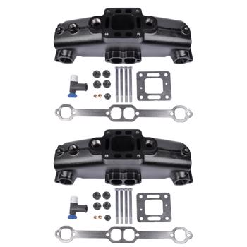 排气歧管 2Pcs Exhaust Manifold 860246Q11 Replacement for Mercruiser Marine MCM/MIE V8 5.0 305 5.7 350 1983-2002