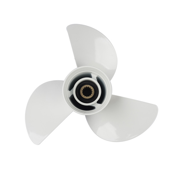 螺旋桨 13-5/8" x13" Aluminum Boat Propeller Fit for Yamaha 50-130HP 6E5-45949-00-00 Right Hand Rotation-3
