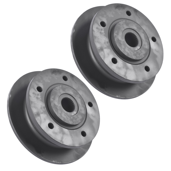 制动鼓 2Pcs Front Wheel Brake Hub Rotor Disc Replacement for John Deere Gator HPX 4x4 615E 815 620i 850D XUV AM142950 M159548 M164367 M156363-6