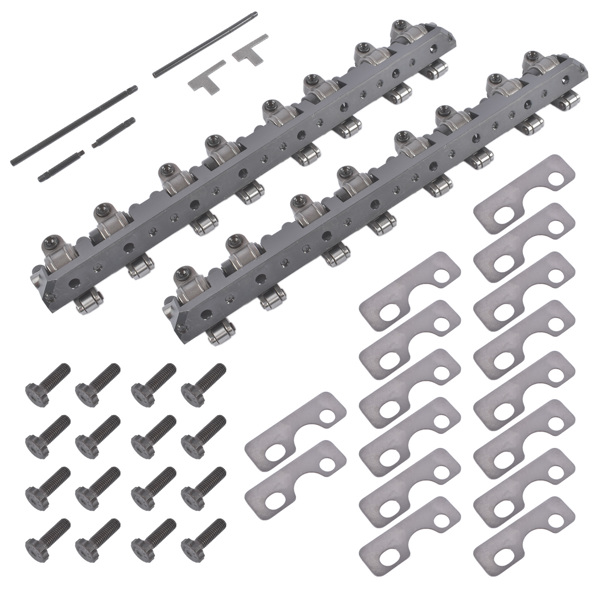 摇臂 Shaft Mount 1.7 Ratio Stainless Steel Roller Rocker Arm Fit for Chevy GM LS1 LS2 LS6 Gen III Full Roller-7