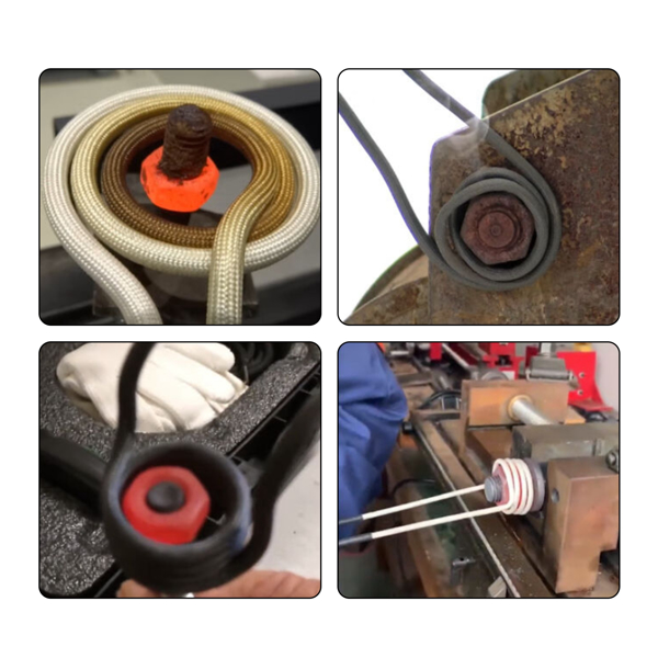 电磁加热器套装螺栓拆卸器无焰加热工具 4 个软线圈 15017-9