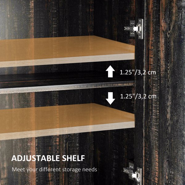 厨房侧板/储物柜/ 咖啡吧柜 /厨房橱柜/厨房隐藏式箱柜（周末不发货）（ Amazon Shipping）（WalMart禁售）-4