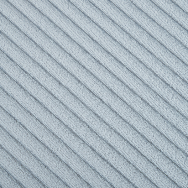 浅灰灯芯绒软垫储物长椅，带黑色圆形橡胶脚 - 63×43×43cm，带软座的隐藏式储物柜-7