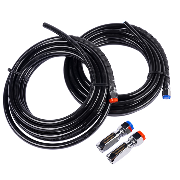 液压油管 2x 20ft Outboard Hydraulic Steering Hoses Kit HO5120 for Outboard Steering Boat-5