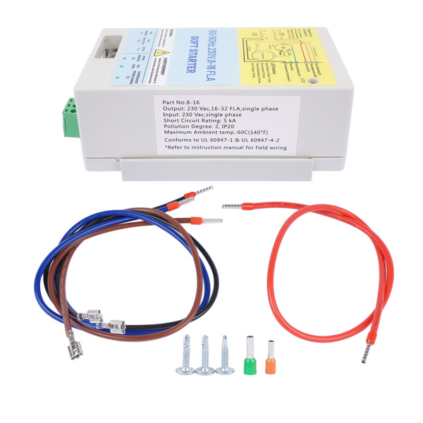 空调软启动模块 8-16A 08-16A AC Soft Starter Motor Protection Replacement for Utility/Generator Power 230V-5