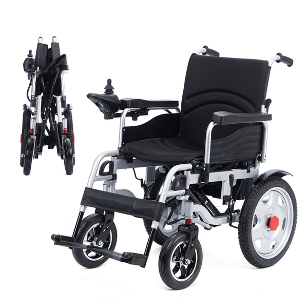 500瓦双电机电动轮椅折叠式助行电动轮椅-18