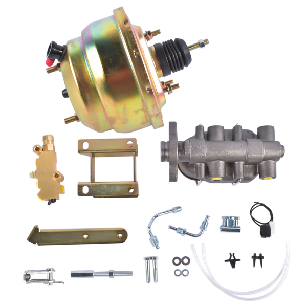 刹车盘套装 Front Power Disc Brake Conversion 8 Inch Dual Booster Fit for Chevrolet Bel Air 1955-1957 One-Fifty Series 1955-1957 Two-Ten Series 1955-1957-6