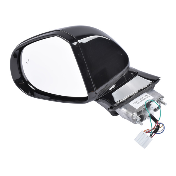 后视镜 Left Driver Side Mirror Fit for Hyundai Santa Fe 1.6L 2.5L L4 GAS 2021-2023 4-Door Manual Folding Heated No Memory Paintable With Puddle Light No Auto-Dimming Power Adjust 87610-S2410 HY1320331-3