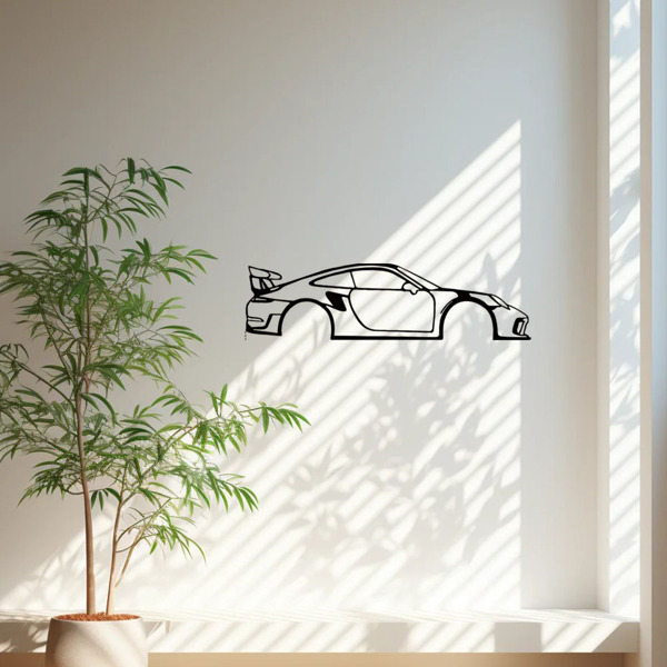 通过令人惊叹的1pc跑车金属墙艺术加速您房间的魅力-非常适合男孩和女孩房间，幼儿园（TikTok、temu下自提）-22