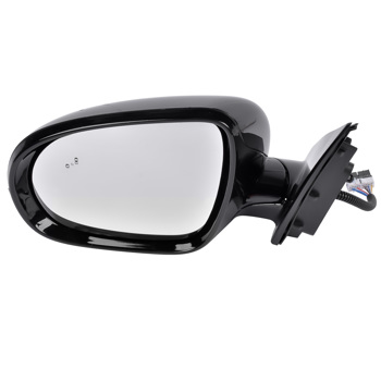 后视镜 Mirror Driver Heated Signal Manual Folding Fit for Kia Sorento EX L LX SX SXL 2016-2018 without Memory without Puddle Light without Auto-Dimming with Blind Spot Power Adjustment 87610-C6150