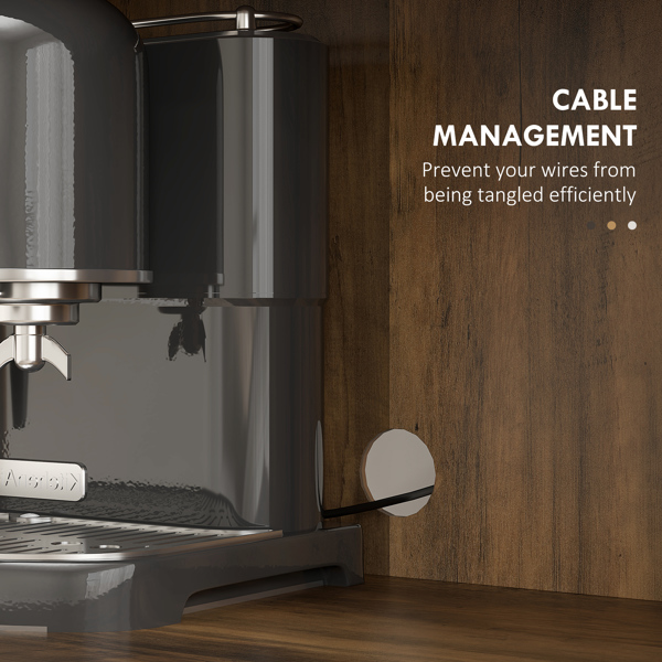 厨房侧板/储物柜/ 咖啡吧柜 /厨房橱柜/厨房隐藏式箱柜（周末不发货）（ Amazon Shipping）（WalMart禁售）-5