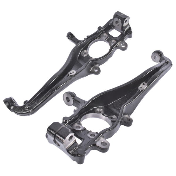转向节 Front Left Right Side Steering Knuckles Fit for Nissan Frontier 2005-2019 Pathfinder 2005-2012 Xterra 2005-2012 All Engine Sport Utility Cast Iron Black 40015-EA000 698-267 40014-EA000 698-266-5