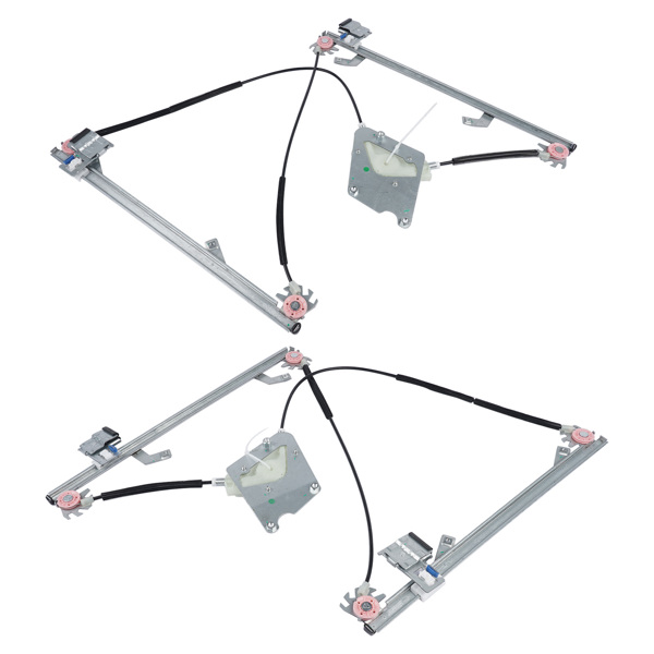 玻璃升降器 Front Left Driver + Right Passenger Side Window Regulators W/o Motor for Mercedes W463 G55 G63 AMG G550 2002-2017 4637201546 4637201346 4637201646 4637201446-4