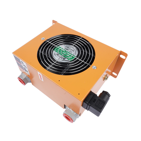 风冷式油冷却器 Brand New AW0607T Hydraulic Air Oil Cooler Air-Cooled Oil Radiator Heat Exchanger 48W 12V 20L/min 680Kcal/h AW0607T-CA AJ0607T-CA-6