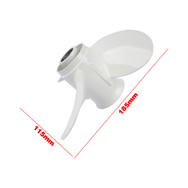 螺旋桨 3-Blades Propeller 9 7/8 x 11 1/4'' Fits for Yamaha 20 25 F25 30 HP Outboard Engine 664-45947-01-00 664-45947-01-EL-5