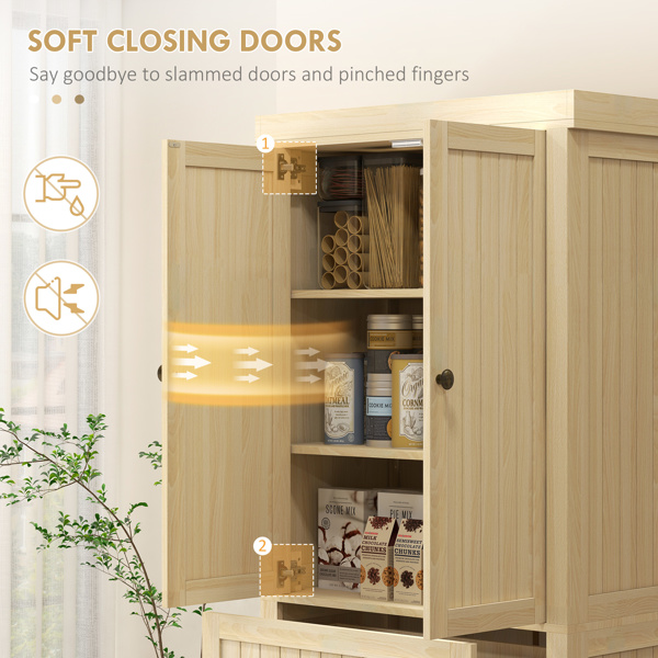 厨房侧板/储物柜/ 咖啡吧柜 /厨房橱柜/厨房隐藏式箱柜（周末不发货）（ Amazon Shipping）（WalMart禁售）-5